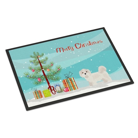Carolines Treasures 18 x 27 in. Kyi-Leo Christmas Tree Indoor or Outdoor Mat CK3467MAT